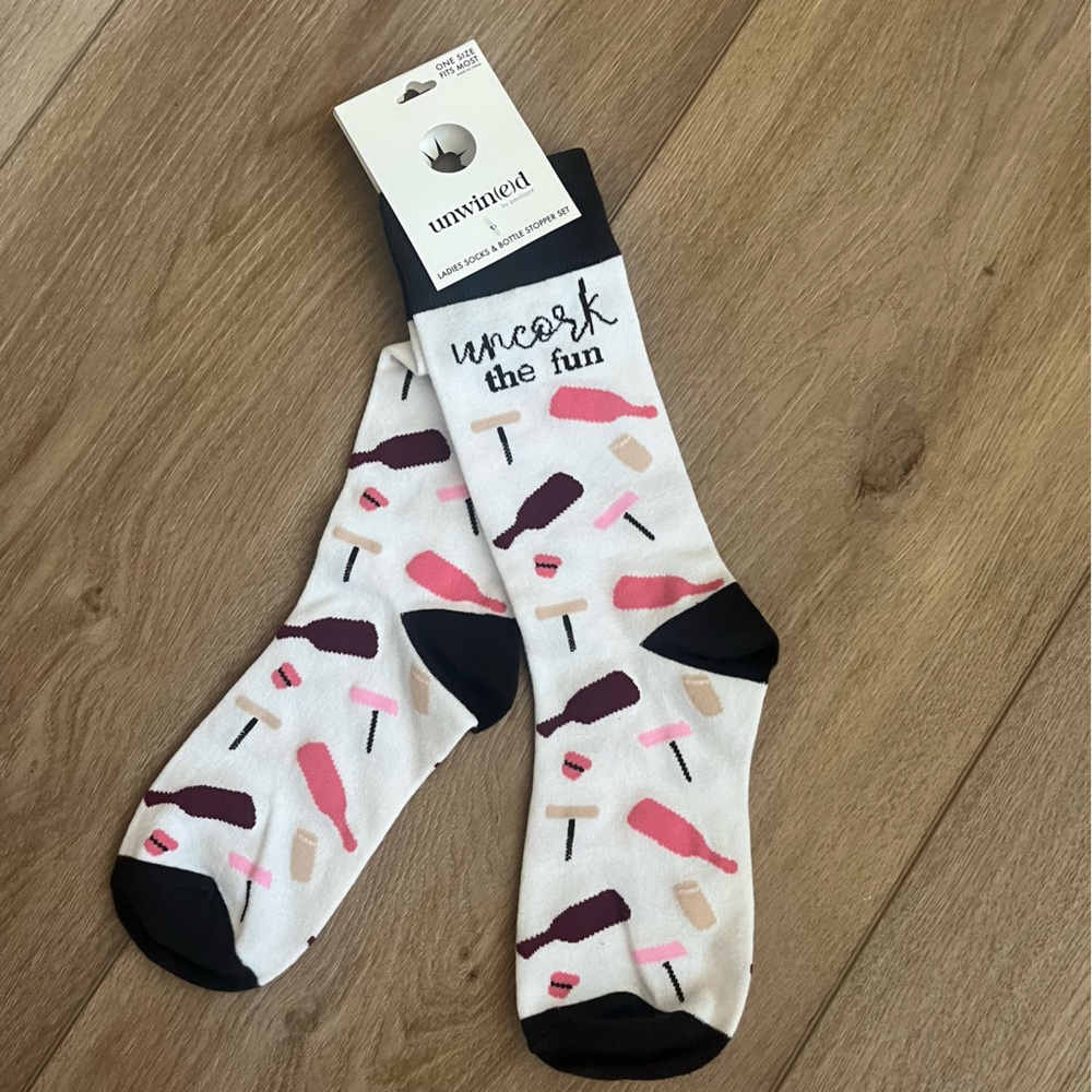 Uncork the Fun Socks